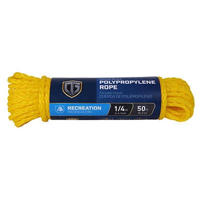1/4x50' HW Rope Yellow 643641