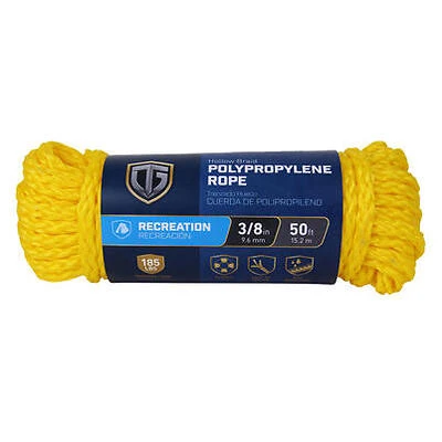 3/8x50' Poly Rope Yellow 643661