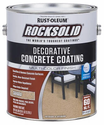 RockSolid Decorative Concrete Coating, Sahara, Gallon