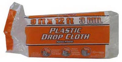 DROPCLOTH PLST 3MIL 9X12