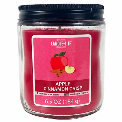 Apple Cinnamon Crisp Scented Candle, 6.5 oz. Jar