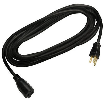 16/3 Ext Cord 15' Black 02306ME