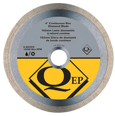 4‑Inch Premium Continuous‑Rim Diamond Blade – Wet/Dry Tile & Stone Cutting