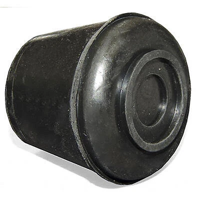 Furniture Leg Tip, Black Rubber, 3/4-In., 4-Pk.