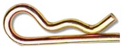 Heavy‑Duty Yellow‑Zinc Hitch Pin Clip – 0.125" x 1‑15⁄16" (8‑Pack)