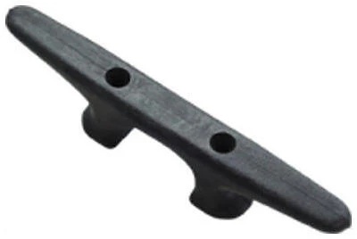 Dock Cleat, Black Nylon, 4.5 In.