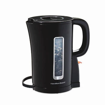 1.7‑Liter Black Cordless Electric Tea Kettle – 1500W Rapid Boil