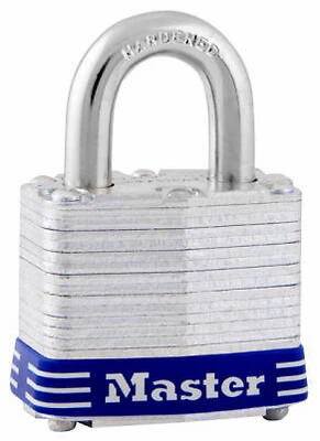 Master Padlock 1-9/16" Steel 3D
