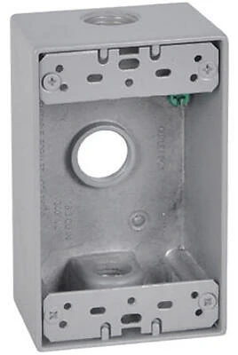 WP 1-Gang Box Gray 5320-0