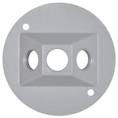 COVER LAMP ROUND 3H GRAY