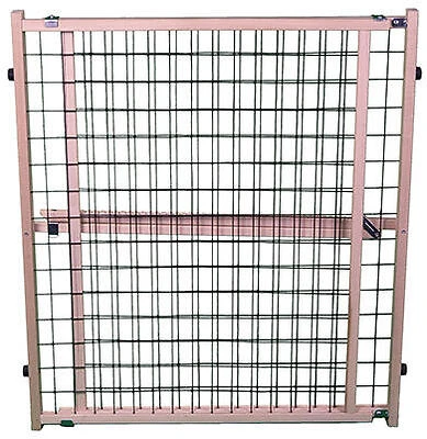 Pet Gate, Wire Mesh, 29.5 to 50 x 32 In.