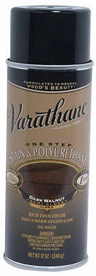 Dark Walnut Wood Stain & Polyurethane, 12-oz. Spray