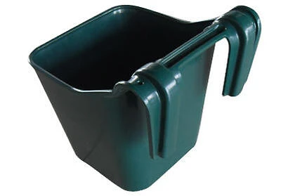 Feed Bucket, Green, 12-Qts.
