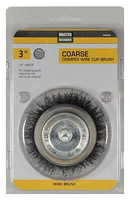 3 In. Coarse Crimped Wire Cup Brush