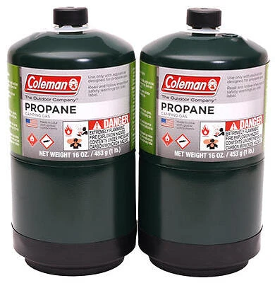 Propane Camping Cylinder, 16-oz., 2-Pk.