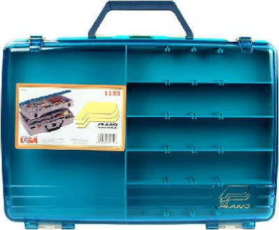 Tackle Box, Briefcase, 2-Layer, Beige Semi-Transparent