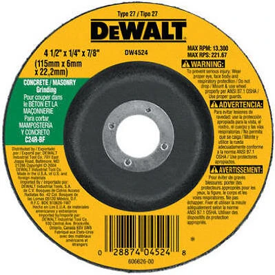 4-1/2x1/4x7/8 MAS Wheel