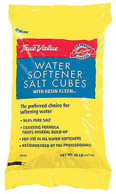 Water Conditioning Salt Pellets, With Resin Clean, 40 Lbs.