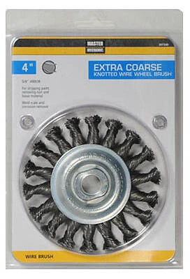 4 In. Knotted Wire Wheel Brush