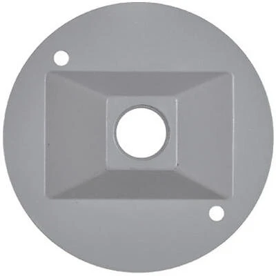 COVER LAMP ROUND 1H GRAY