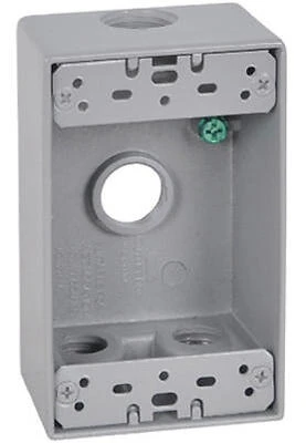 1G Weatherproof Box Gray