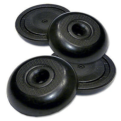 Non-Skid Pads, Black, Round, 1-1/8-In., 4-Pk.