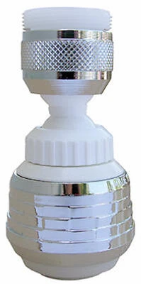 Siroflex Kitchen Swivel Spray Aerator 360 Degree White And Chrome Model 09-1228