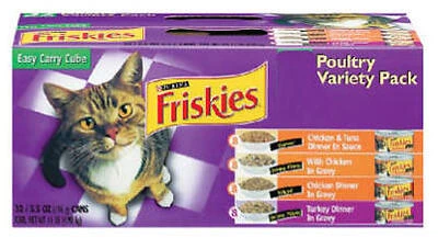 Cat Food Pack, Poultry Variety, 32-Ct. Cans