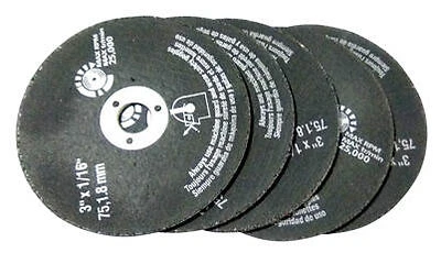Cut Off Discs, 3-In., 5-Pc.