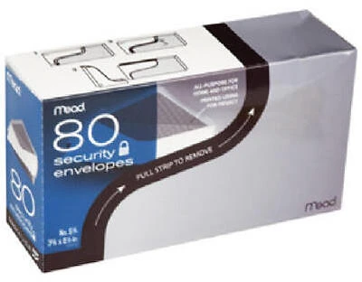 #6 Security Envelopes, 80-Pk.