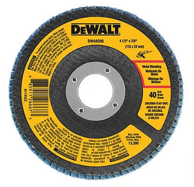 4.5" x 7/8" 60‑Grit Flap Disc – Premium Abrasive for Metalwork