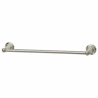 Vintage Towel Bar, Brushed Nickel, 18-In.