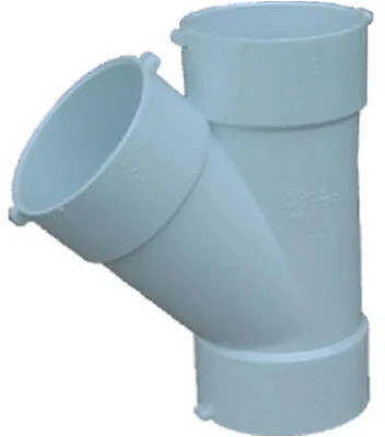 PVC Wye Sewer & Drain, 6 In.