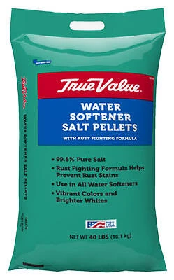 Water Conditioning Salt Pellets With Rust Fighting Formula, 40 Lbs.