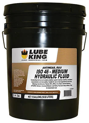 Hydraulic Fluid, AW ISO 46, 5-Gallons
