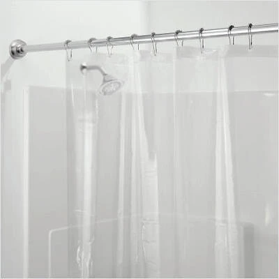 Moda At Home Neat & Tidy Shower Curtain Liner, Clear, 70 x 72 In.
