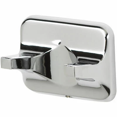 Double Robe Hook, Brushed Nickel