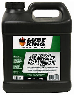 Gear Oil, 80W90, 2-Gallons