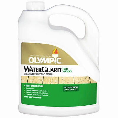 Waterguard Clear Wood Sealer, 1 Gallon, Exterior Protective Wood Finish