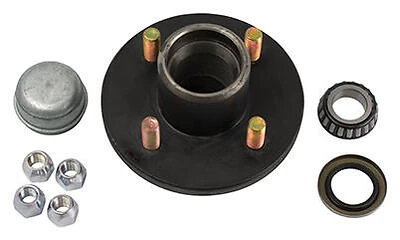 BT8 Spindle Replacement 4-Bolt Trailer Wheel Hub Kit