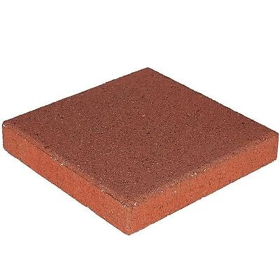 12 in. x 12 in. x 1.5 in. River Red Square Concrete Step Stone