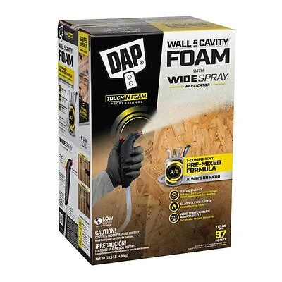 Dap 7565000351 Touch 'N Foam Professional Wall & Cavity Foam Sealant, 97 Board Ft.