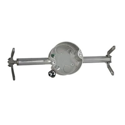 Southwire 4‑in. Galvanized Steel Ceiling Fan Box with 4 Knockouts – 54151‑CFOW