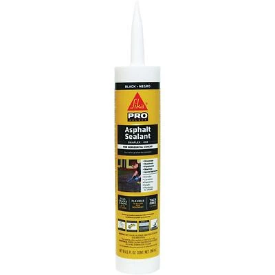 Black Hybrid Self-Leveling Sealant – 10 oz Tube for Versatile Construction