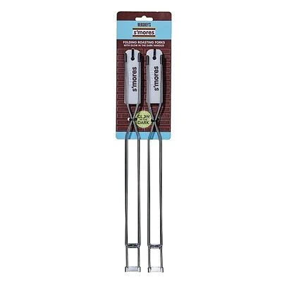 24‑Inch Fold‑Away BBQ Roasting Fork – Heavy‑Duty Stainless Steel Grill Tool