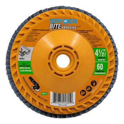 Ceramic Flap Disc, 60 Grit, 4-1/2 In.