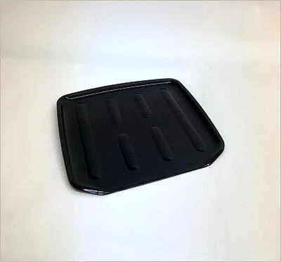 Plastic Dish Drain Board, Black, 16.1 x 14.6 In.