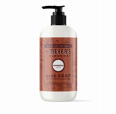 Mrs. Meyer's 12013 Holiday Liquid Hand Soap, Gingerbread Scent, 12.5 Oz