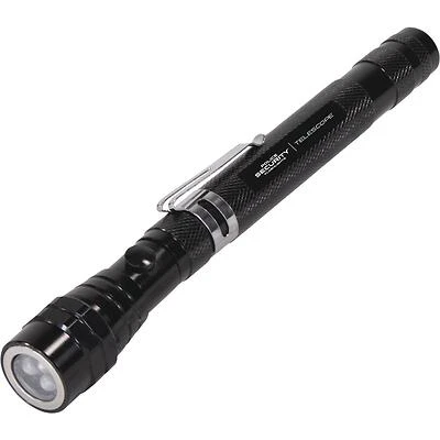 Police Security 10‑Lumen Extendable Telescope Flashlight – 22.5‑Inch Reach