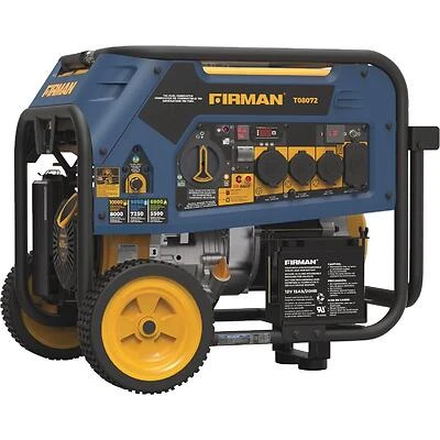 Firman 8000W Tri-Fuel Portable Generator with Electric Start, 120/240V & CO Alert